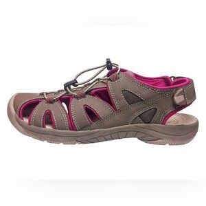 Eddie Bauer Hiking Sandals Sz 10 & Mayim Hydration Retractable Bottle 200/500ml